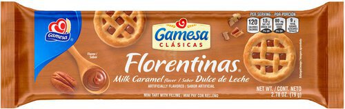Gamesa Florenas Mini Tart Milk Caramel Flavor 