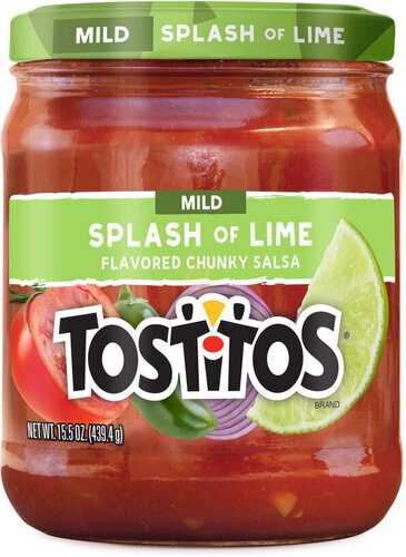 Tostitos Mild Chunky Salsa Splash of Lime Flavored