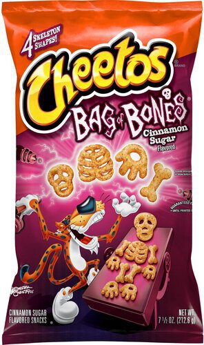 Cheetos  Of Bones Cinnamon Sugar Flavored Snacks Cinnamon Sugar Flavored  