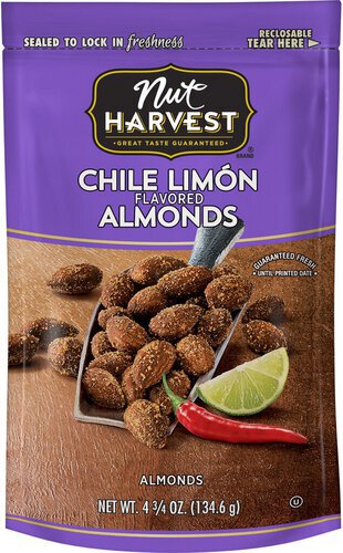 Nut Harvest Almonds Chile Limon Flavored