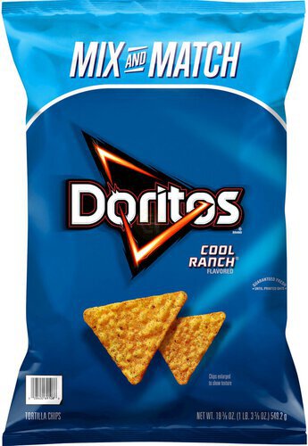 Doritos Tortilla Chips Cool Ranch Flavored  