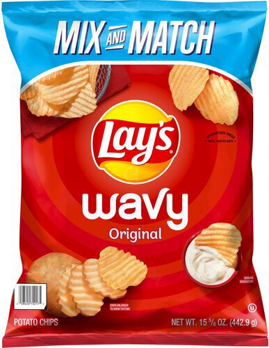 Lay's Wavy Potato Chips Original 