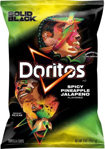 Doritos Tortilla Chips Spicy Pineapple Jalapeno Flavored 