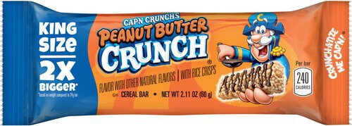 Cap'n Crunch's Cereal Bar With Rice Crisps Peanut Butter Crunch