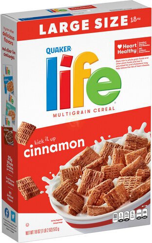 Quaker Life Multigrain Cereal Cinnamon 