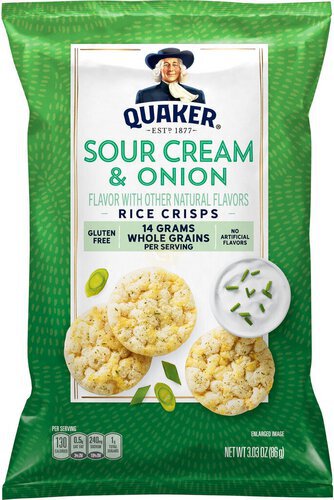 Quaker Rice Crisps Sour Cream & Onion 
