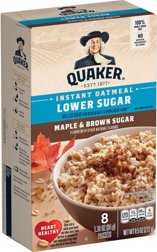 Quaker Instant Oatmeal Maple & Brown Sugar 