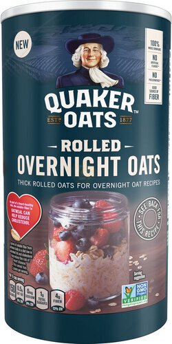 Quaker Overnight Oats Thick Rolled Oats 