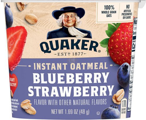 Quaker Instant Oatmeal Blueberry Strawberry 