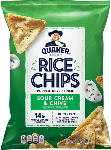 Quaker Rice Chips Sour Cream & Chive  