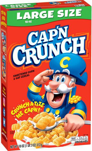 Cap'n Crunch Sweetened Corn & Oat Cereal 
