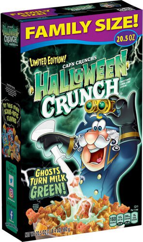 Cap'N Crunch's Halloween Crunch Sweetened Corn & Oat Cereal 