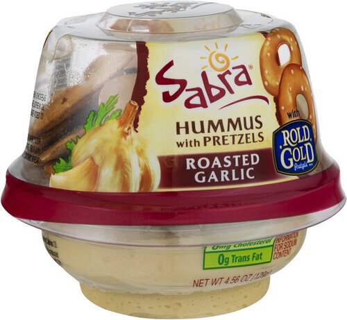 Sabra Hummus with Pretzels Roasted Garlic   
