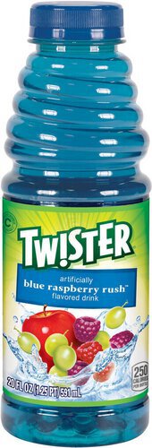 Tw!ster Flavored Drink Blue Raspberry Rush  