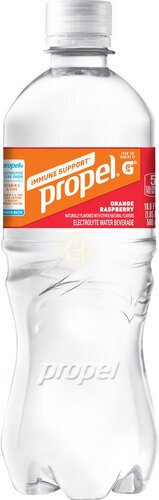 Propel Immune Support Elerolyte Water Beverage Orange Raspberry  Flavored 