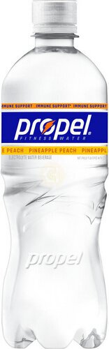 Propel Elerolyte Water Beverage Pineapple Peach  