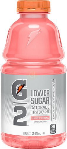 Gatorade G Lower Sugar Thirst Quencher Raspberry Lemonade   