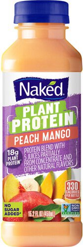 Naked Plant Protein Juice Blend Peach Mango   