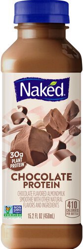 Naked Chocolate Protein Almondmilk Smoothie Chocolate Flavored   