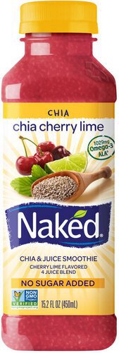 Naked Chia Cherry Lime Chia & Juice Smoothie  