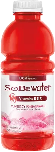 Sobe Water Nutrient Enhanced Hydration Beverage Yumberry Pomegranate  