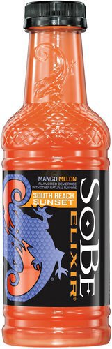 Sobe Elixir South Beach Sunset Mango Melon Beverage  
