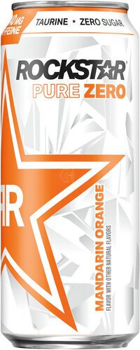 Rockstar Pure Sugar Free Zero Energy Drink Mandarin Orange  
