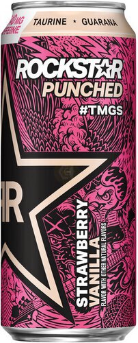 Rockstar Punched Energy Drink Strawberry Vanilla  