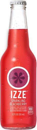 Izze Sparkling Juice Beverage Blend Blackberry 