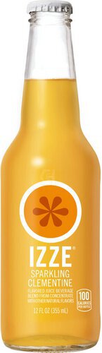 Izze Sparkling Juice Beverage Blend Clemene Flavored  