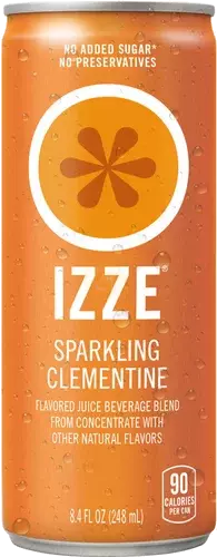 Izze Sparkling Juice Beverage Blend Clemene Flavored  