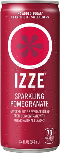 Izze Sparkling Juice Beverage Blend Pomegranate Flavored  