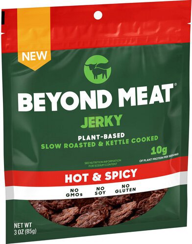 Beyond Meat Plant Based Slow Roasted & Kettle Cooked Jerky Hot & Spicy 