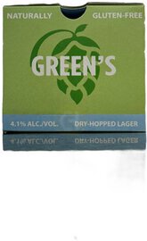 Green's Gluten Free Beer Lager 12oz Cans