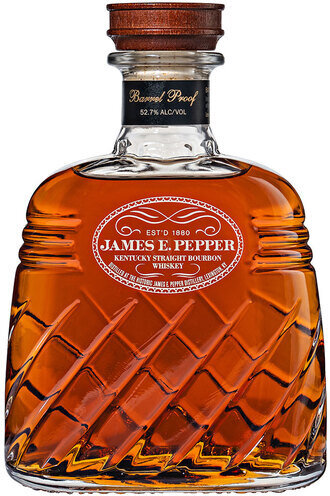 James E. Pepper Barrel Proof Decanter Bourbon