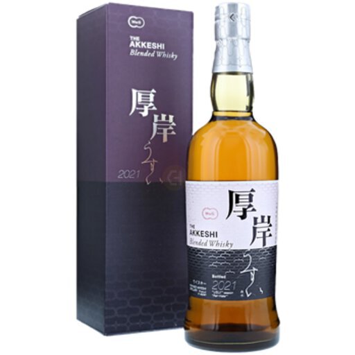 ウイスキー AKKESHI Blended Whisky 700ml 48% 楽天市場】厚岸 ブレンデッドウイスキー 小雪（しょうせつ） 48