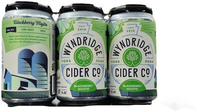 Wyndridge Blackberry Mojito Hard Cider 12oz Cans