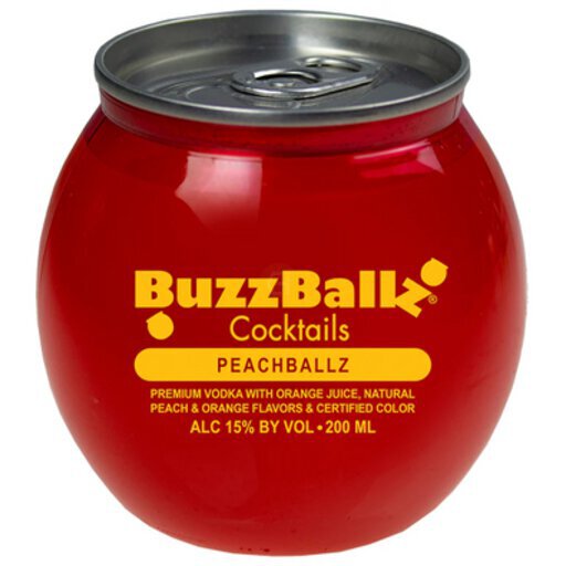Buzzball Cocktails Peachballz 200ML - Exit 9 Wine & Liquor