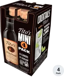 Titos Vodka 4 Pack