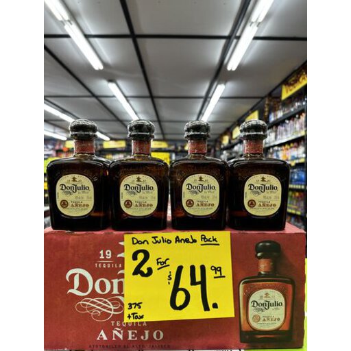 DON JULIO ANEJO 2 FOR $64.99 375 - Bailey Discount Liquor & Wine