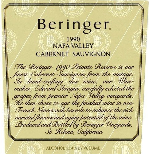 Beringer Cab Private Reserve