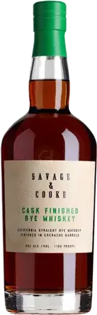 Savage & Cooke Cask Finished Rye Whiskey