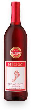 Barefoot Cellars Red Moscato Wine
