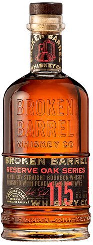 Broken Barrel Reserve Oak Peach Brandy Stave Finish Bourbon