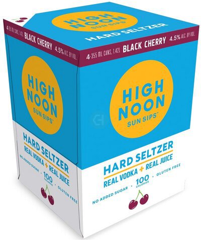 High Noon Black Cherry Vodka & Soda