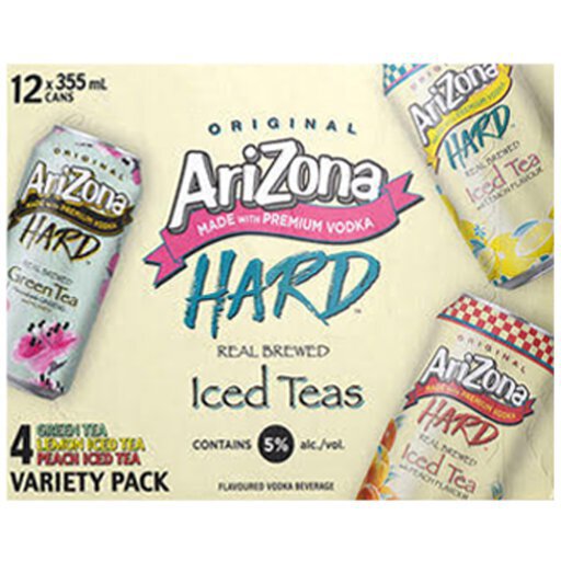 Arizona Hard Tea Variety Pack 12OZ - 1-800 Liquors