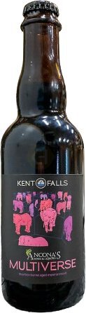 Kent Falls Brewing Ancona's Wines and Liquor Multiverse Stout Aged in Ancona's Private Barrel Litchfield Distilling Barrels