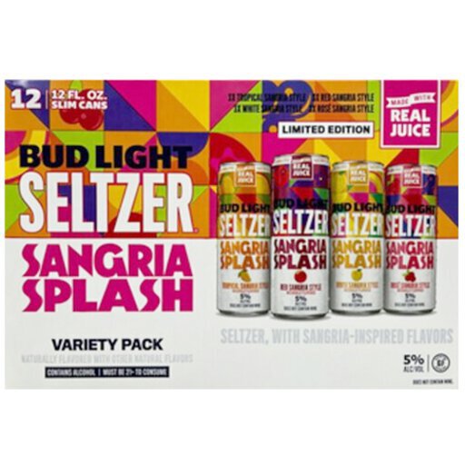 Bud Light Seltzer Sangria Splash Variety 12OZ Peco's Liquor
