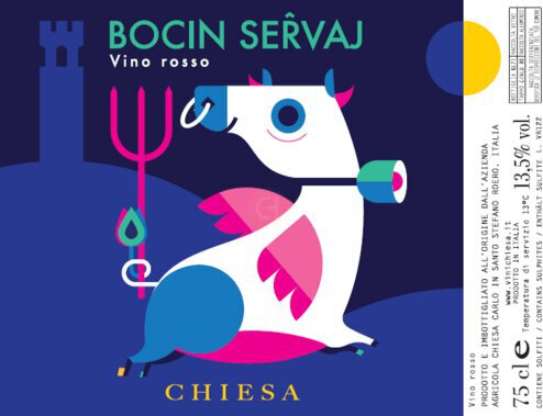 BOCIN SERVAJ CHIESA ROSSO 750ML