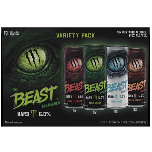モンスターエナジービースト UNLEASHED Monster The Beast Unleashed Peach Perfect Flavored Hard